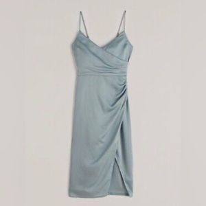 Abercrombie Satin Midi Dress